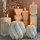 Twisted Ribbed Candle