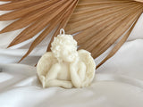 Undyed Angel Candle