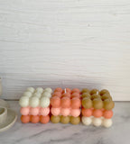 Fall Season Layered Bubble Candles