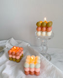 Fall Season Layered Bubble Candles