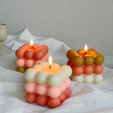 Fall Season Layered Bubble Candles