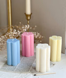 Daisy Pillar Candle