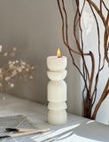 Unique layered Pillar Candle