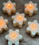 Snowflake Christmas Candle