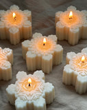 Snowflake Christmas Candle