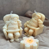 Santa Claus Christmas Candle