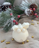 Undyed Christmas Gift Ball Candle