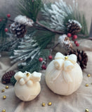 Undyed Christmas Gift Ball Candle