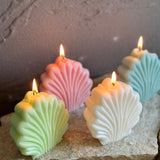 Beach Seashell Candle