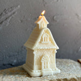 Christmas Victorian House Candle