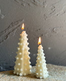 Christmas Knit Tree Candles(Set of 2)