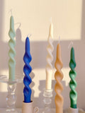 Twisted Taper Candles (A Pair)