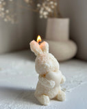 Rose Bunny Candle