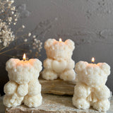 Rose Bear Candle