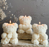 Rose Bear Candle