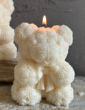 Rose Bear Candle