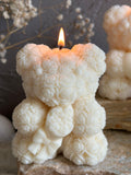 Rose Bear Candle