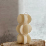 Undyed Unique Sculptural Candle