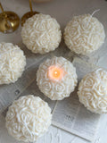 Big Rose Ball Candle(1pc)