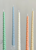 Narrow Twisted Taper Candles 11 1/4''(A Pair)