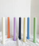 Roman Ribbed Candle 10 1/4'' (A Pair)