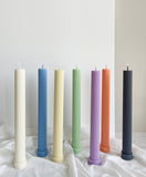 Roman Ribbed Candle 10 1/4'' (A Pair)