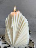 Undyed Geometric Candle