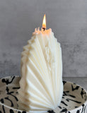 Undyed Geometric Candle