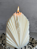 Undyed Geometric Candle