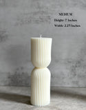 Large Hourglass Candle