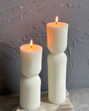 Large Hourglass Candle