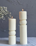 Undyed Pillar Candle