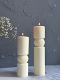 Undyed Pillar Candle