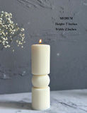 Undyed Pillar Candle