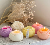 Rose bloom candle(1pc)