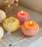 Rose bloom candle(1pc)