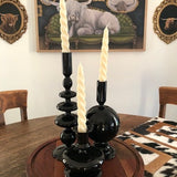 Twisted Spiral Taper Candles (A Pair)