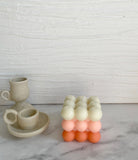 Fall Season Layered Bubble Candles