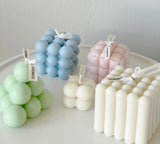 Decorative Bubble Cube Candles