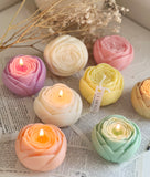 Rose bloom candle(1pc)