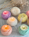 Rose bloom candle(1pc)